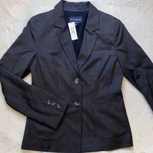 NWT Banana Republic deep gray two button blazer Sz 6